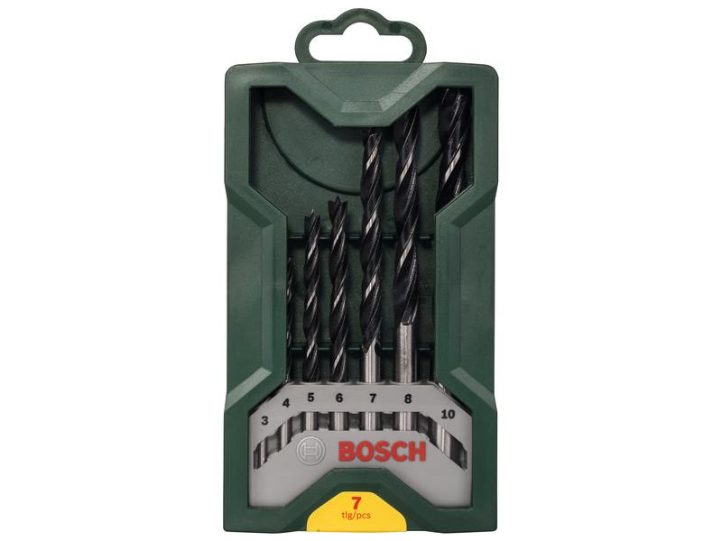 Bosch Holzbohrer-Set Mini-X-Line, 7-teilig