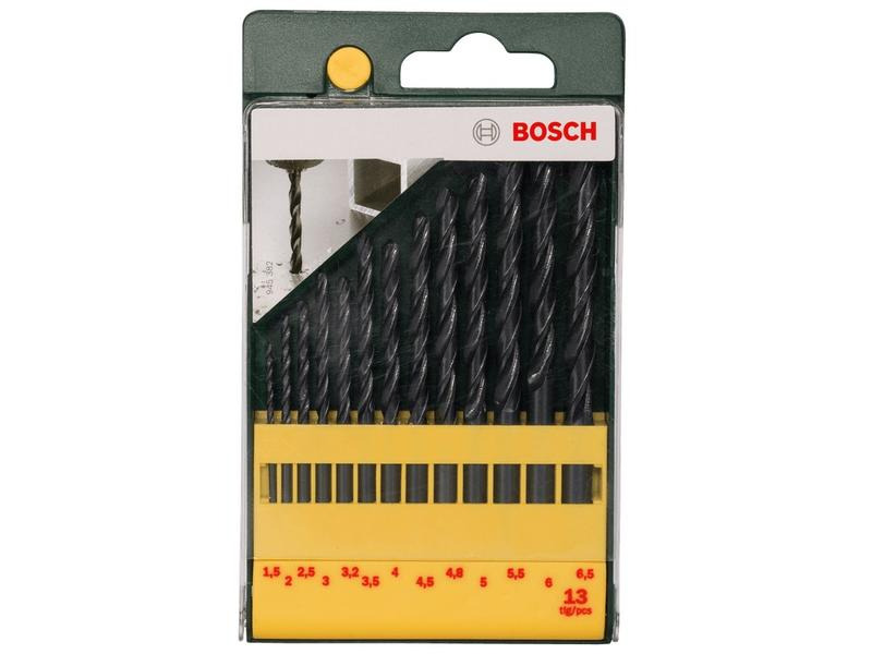 Bosch Metallbohrer-Set HSS-R, 13-teilig