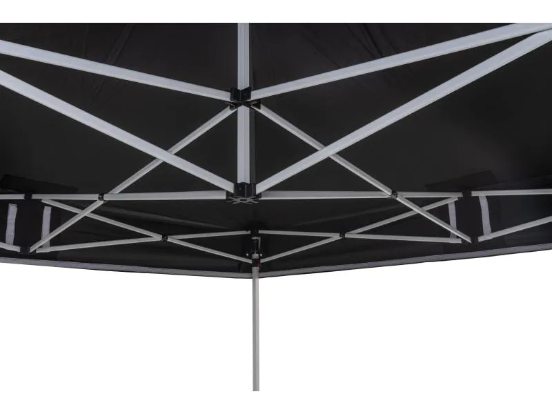 COCON Pavillon Deluxe F00406, 3 x 3 m, faltbar, Schwarz