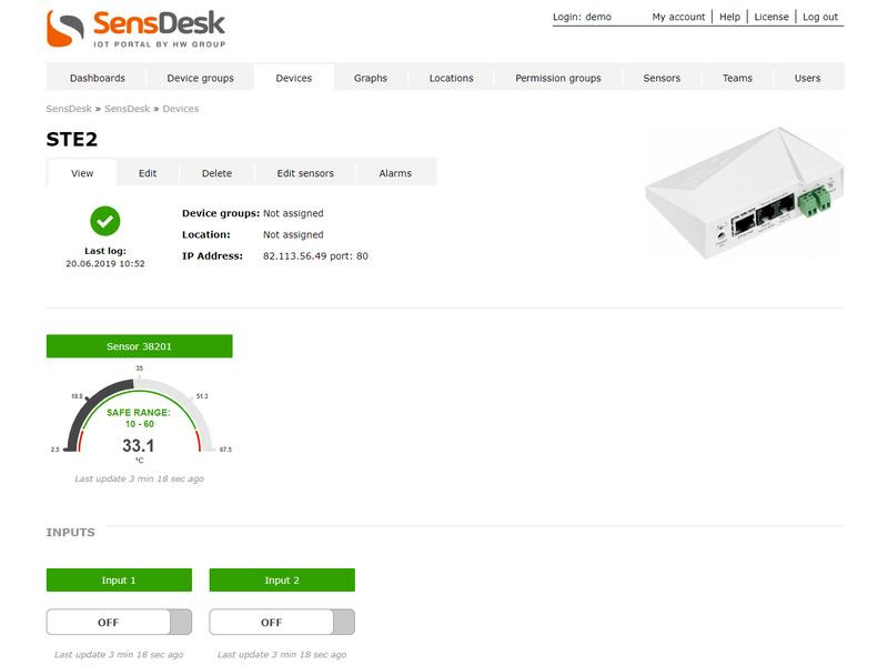 HWgroup STE2 R2 PoE-Kit LAN, WiFi,PoE, T-Sensor, Netzteil