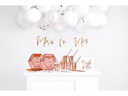 Partydeco Einwegteller Bride Squad 23 cm, 6 Stück, Rosegold
