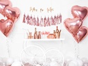 Partydeco Einwegteller Bride Squad 23 cm, 6 Stück, Rosegold