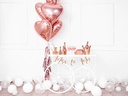 Partydeco Einwegteller Bride Squad 23 cm, 6 Stück, Rosegold
