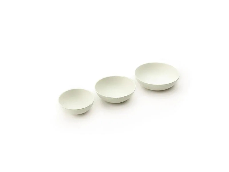Sier Fingerfood-Schalen Bagastro 7 cm, 80 Stück, Weiss