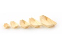 Sier Fingerfood-Schalen Holzboot 4.2 x 6.5 cm, 100 Stück