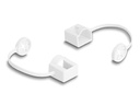 Delock Blindstecker/Staubschutz RJ45, mit Befestigungsclip 50 Stück