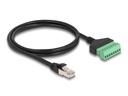 Delock Terminalblock - RJ45 Kabel 1 Stück