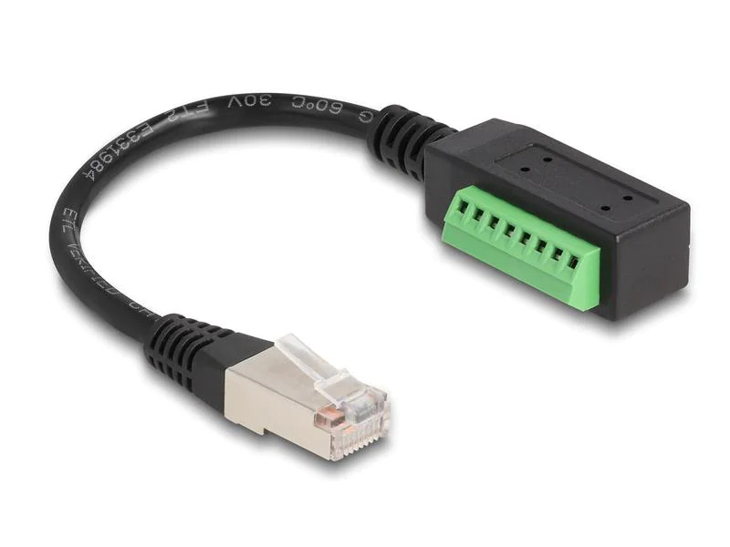 Delock Terminalblock - RJ45 Kabel 1 Stück