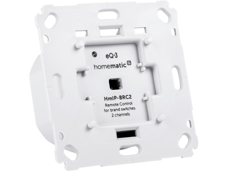 Homematic IP Funk-Wandsender für Markenschalter - 2-fach