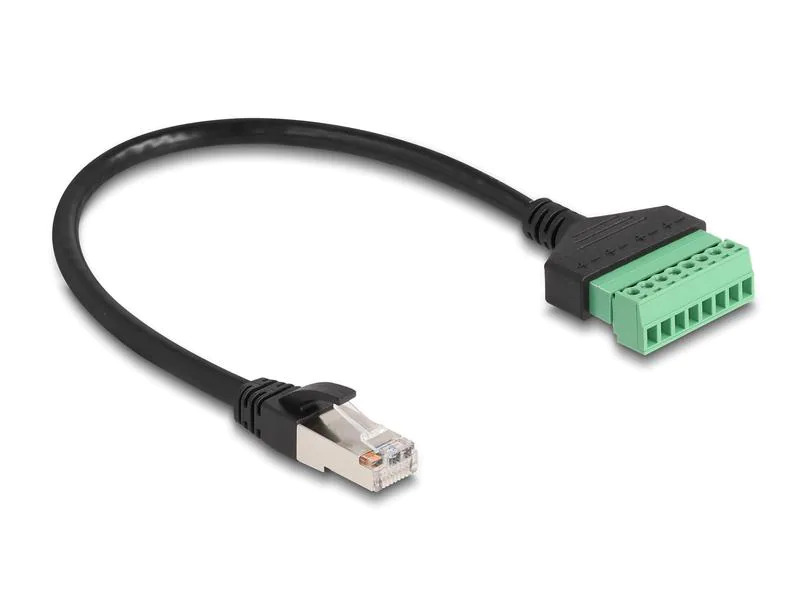 Delock Terminalblock - RJ45 Kabel 1 Stück