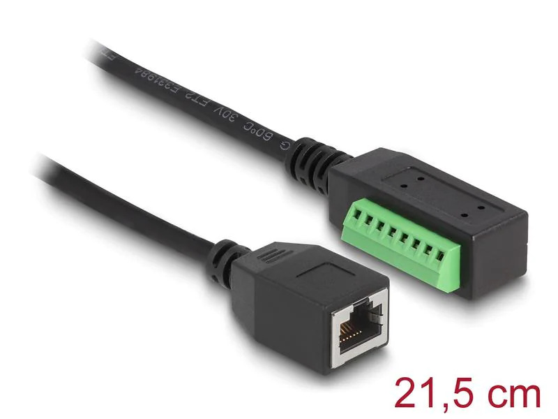 Delock Terminalblock - RJ45 Kabel 1 Stück