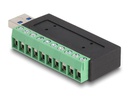 Delock USB-Adapter USB-A Stecker - Terminalblock