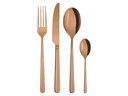 Sambonet Besteck-Set Linear 24-teilig, Kupfer