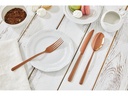 Sambonet Besteck-Set Linear 24-teilig, Kupfer