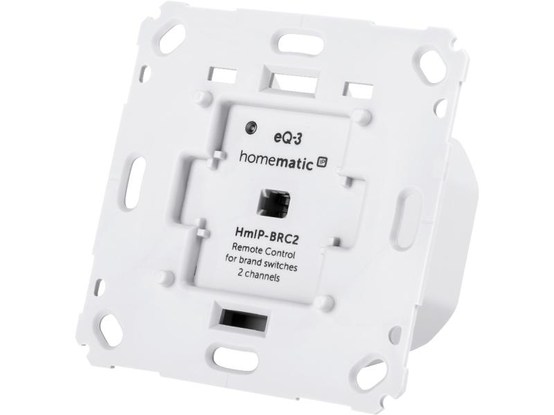 Homematic IP Funk-Wandsender für Markenschalter - 2-fach