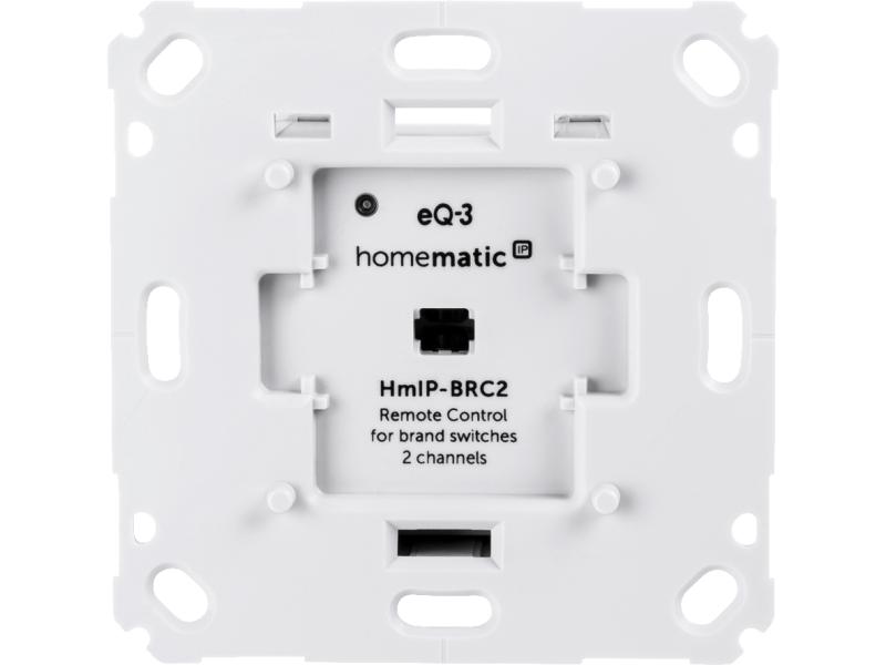 Homematic IP Funk-Wandsender für Markenschalter - 2-fach