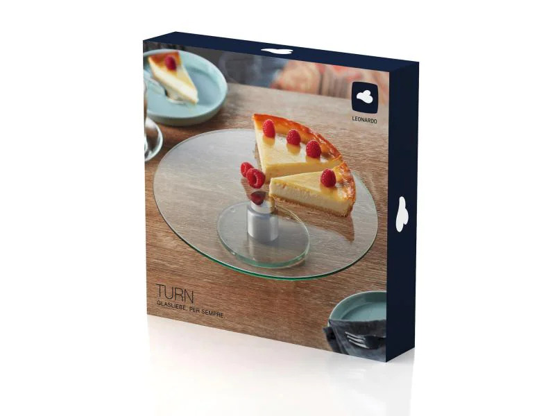 Leonardo Tortenplatte Turn Transparent
