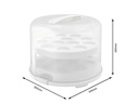 Rotho Tortenbutler Fresh XL Transparent/Weiss