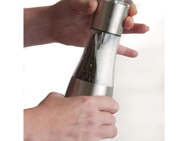 BergHOFF Salz- oder Pfeffermühle Studio Line Silber/Transparent