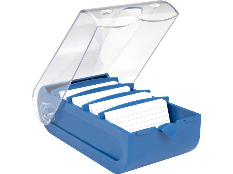 Biella Karteibox Bunny A7 100 Karten, Blau