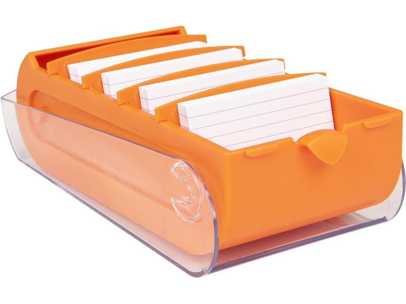 Biella Karteibox Bunny A7 100 Karten, Orange