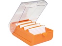 Biella Karteibox Bunny A7 100 Karten, Orange