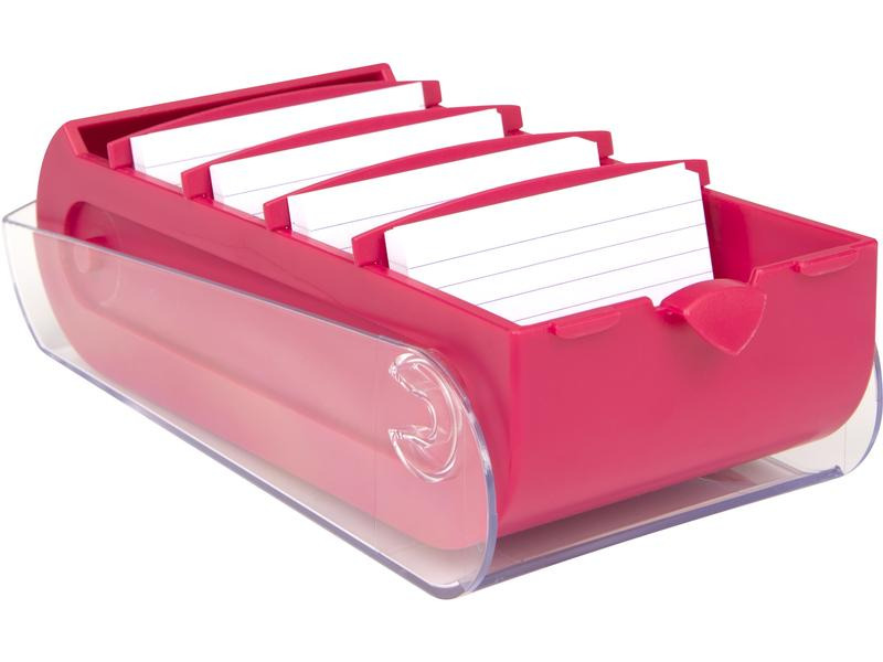 Biella Karteibox Bunny A8 100 Karten, Pink