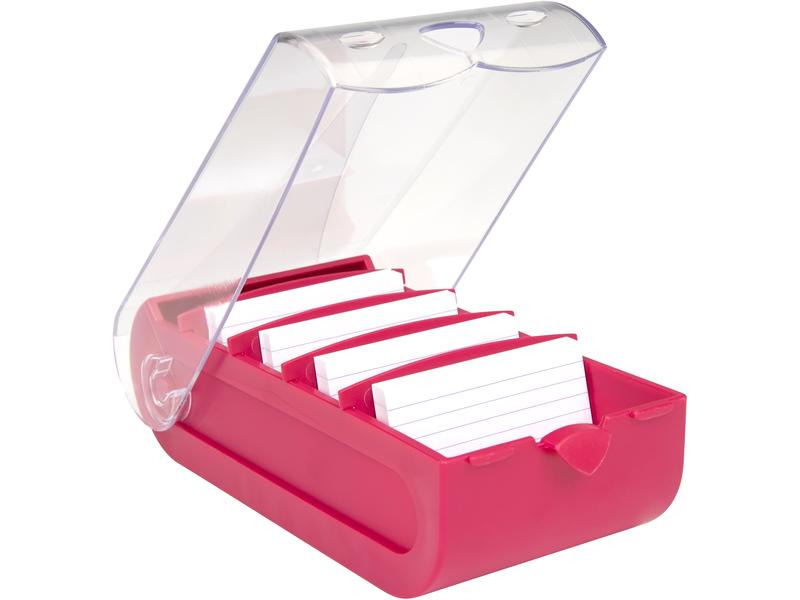 Biella Karteibox Bunny A8 100 Karten, Pink