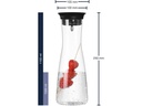 Leonardo Wasserkaraffe Ciao 1 l, Transparent