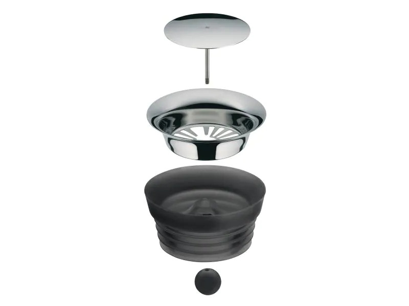WMF Wasserkaraffe Basic 1 l, Transparent/Schwarz