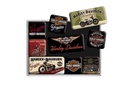Nostalgic Art Magnet-Set Harley Davidson 1 Stück, Mehrfarbig
