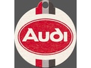 Nostalgic Art Schlüsselanhänger Audi Logo Ø 4 cm, 1 Stück, Mehrfarbig