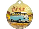 Nostalgic Art Schlüsselanhänger VW Bus Ø 4 cm, 1 Stück, Mehrfarbig