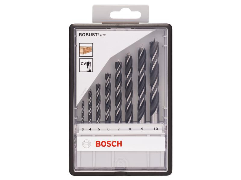 Bosch Professional Holzbohrer-Set 3 mm - 10 mm, 8-teilig