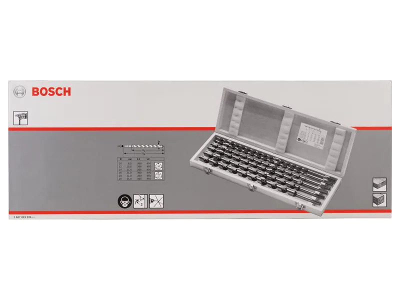 Bosch Professional Holzschlangenbohrer-Set 23.5 cm, 6-teilig