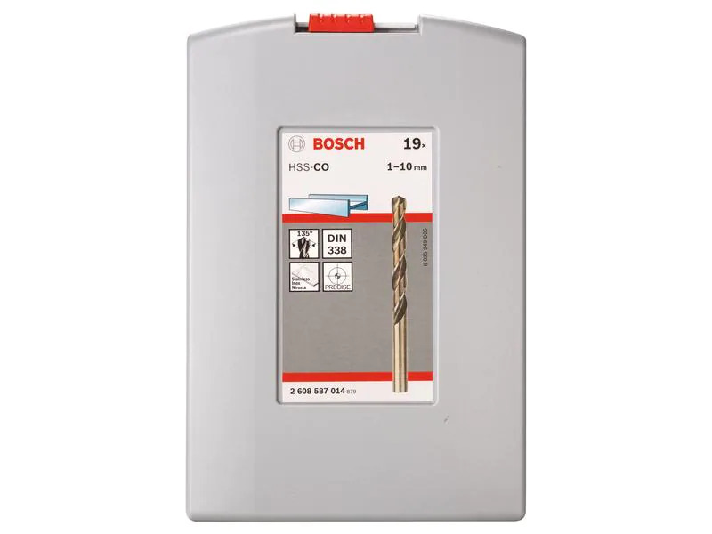 Bosch Professional Metallbohrer-Set HSS-Co ProBox, 19-teilig