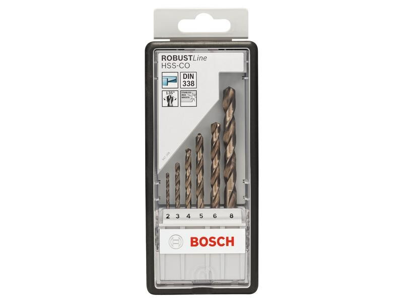 Bosch Professional Metallbohrer-Set HSS-Co, 6-teilig