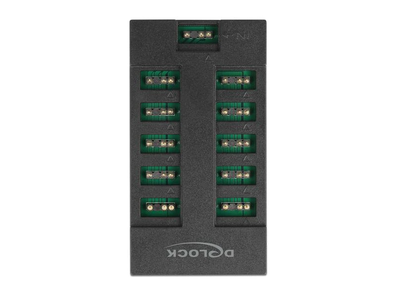 Delock RGB Hub für ARGB LEDs mit 10 Ports