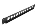 Delock Verteilerplatte 19 D-Typ, Leer Patchpanel, 12 Port schwarz