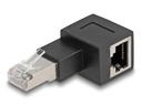 Delock Winkeladapter 90° RJ45 nach rechts, Cat.6A 1 Stück