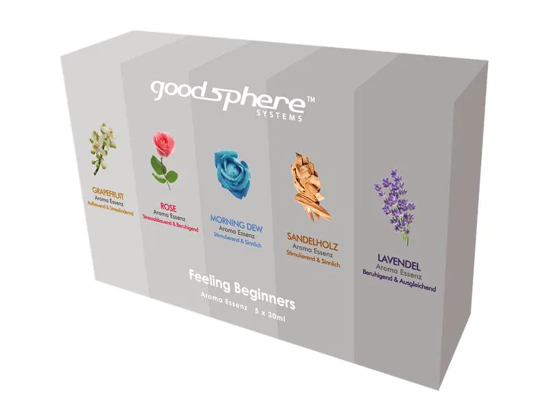 Goodsphere Duftöl-Set Feeling Beginners, 5 x 30 ml