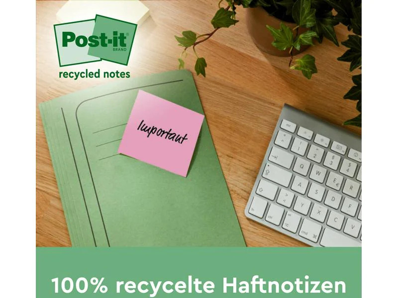 Post-it Notizzettel Recycling Notes 76 x 76  mm