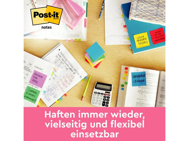 Post-it Notizzettel Super Sticky Beachside  Collection, 76 x 76  mm
