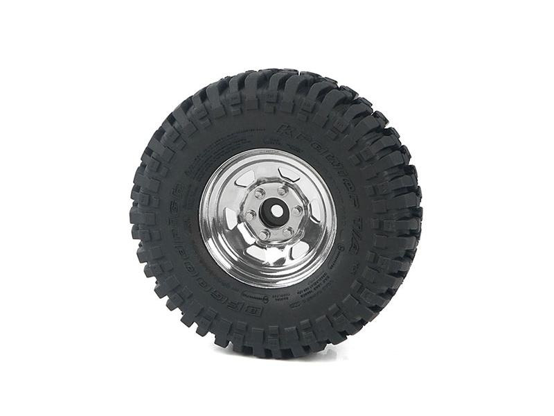 RC4WD Felgen Beadlock SR5 1.7 Stahl Chrom, 4 Stück