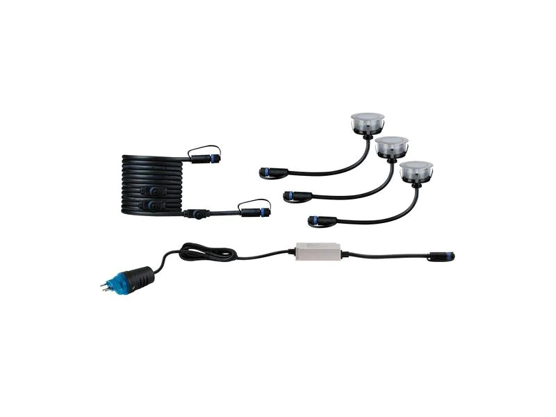 Paulmann Gartenspot Plug &amp; Shine Floor 90° 3000 K, Basisset