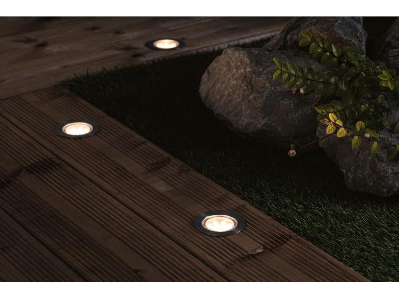 Paulmann Gartenspot Plug &amp; Shine Floor 90° 3000 K, Basisset