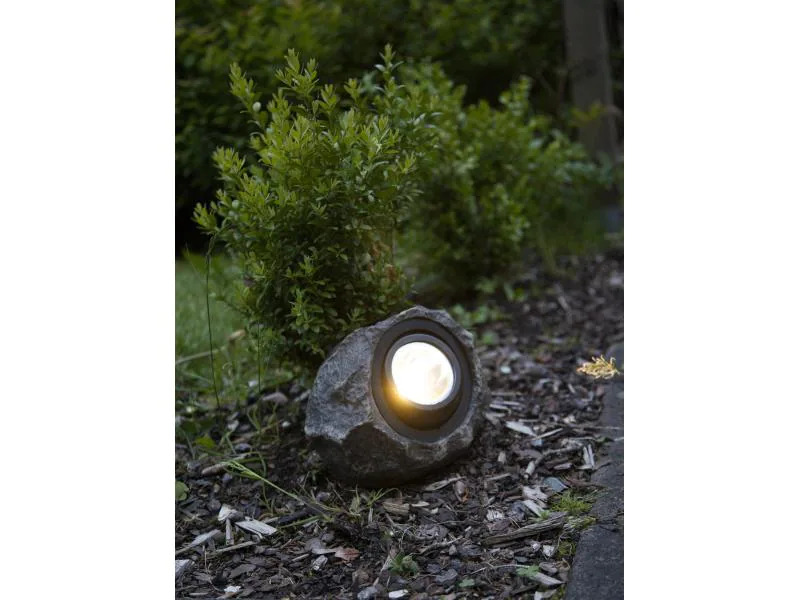 Star Trading Gartenspot SOLAR Rocky Grau
