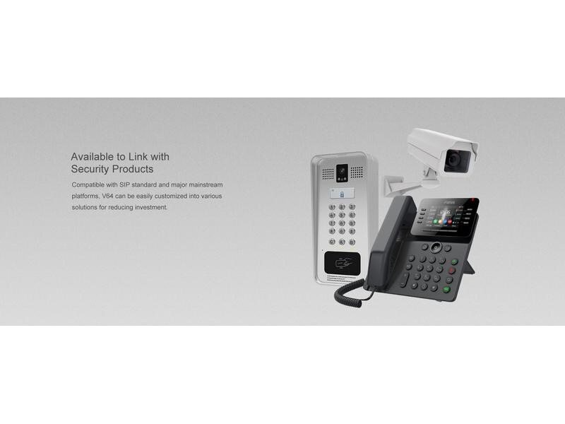 Fanvil Tischtelefon V64 Schwarz