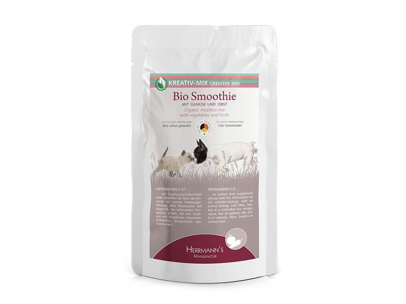 Herrmann's Nassfutter Bio Smoothie mit Gemüse und Obst, 15 x 150g