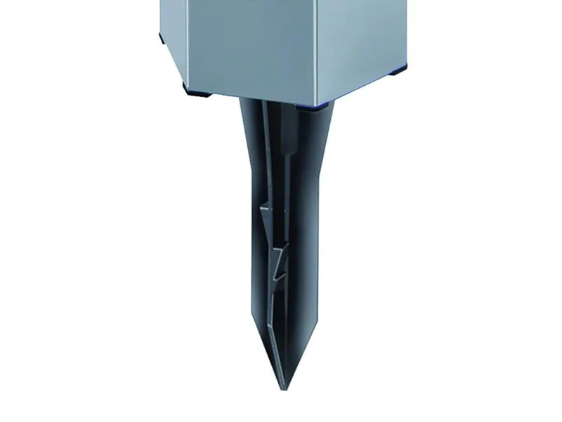 Brennenstuhl Sockelleuchte SOLAR silber